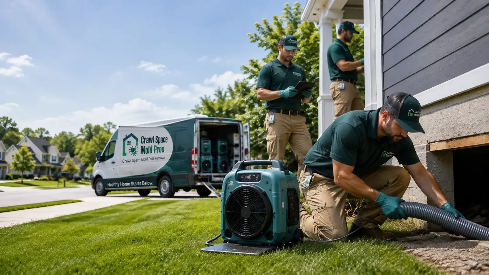 Crawl Space Mold Removal in Forest River, ND